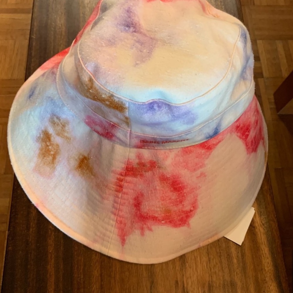 Isabel Marant Noliea Tie Dye Cotton Bucket Hat - Picture 9 of 9